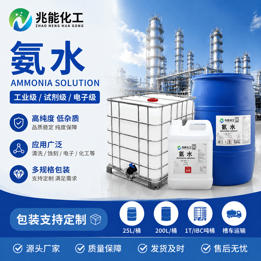 工业级/试剂级/电子级氨水（氢氧化铵溶液）